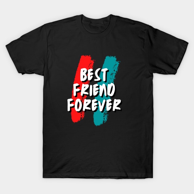 Best Friends forever BFF T-Shirt by EdSan Designs